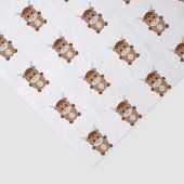 Papier Mousseline Vache Brown mignonne (Détail)