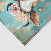 Papier Mousseline Vache chic Shabby dans une découpage pastel douce (Détail)