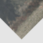 Papier Mousseline Vache de Highland calvaire herbe d'automne monogra (Détail)