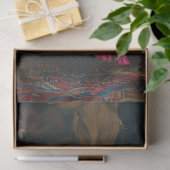 Papier Mousseline Vache des Highlands dans le style Boho Découpage (Cadeau)