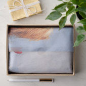 Papier Mousseline Vache des Highlands dans un champ de tulipes dérou (Cadeau)