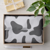 Papier Mousseline Vache douce noir et blanc (Cadeau)