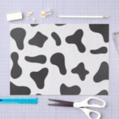 Papier Mousseline Vache douce noir et blanc (Artisanat)