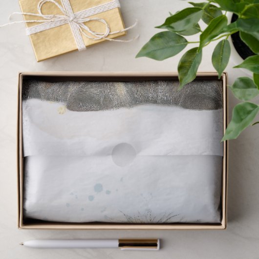 Papier Mousseline Vache écossaise Highlander (Cadeau)