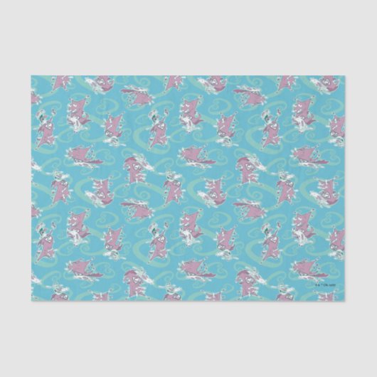 Papier Mousseline Vache et poulet Super Vache Motif (Recto)