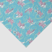 Papier Mousseline Vache et poulet Super Vache Motif (Détail)