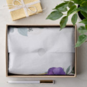 Papier Mousseline Vache florale écossaise (Cadeau)