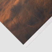 Papier Mousseline Vache Highland dans le papier découpage Foggy Land (Détail)