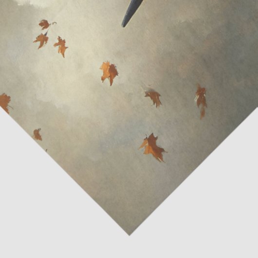 Papier Mousseline Vache Highland en Citrouille Patch Decoupage (Détail)