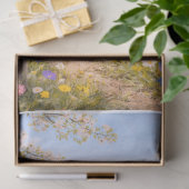 Papier Mousseline Vache highlandaise de printemps (Cadeau)