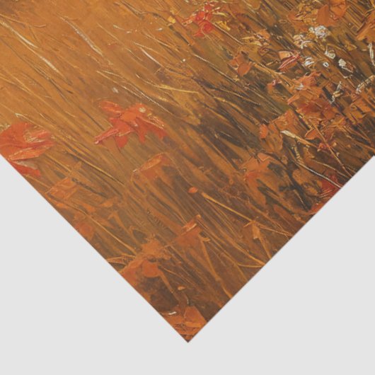 Papier Mousseline Vache laitière Autumn Farm Paysage Découpage (Détail)