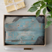 Papier Mousseline Vache laitière Rustique Bleu Mur Découpage (Cadeau)
