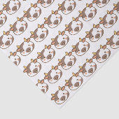 Papier Mousseline Vache mignonne à Kawaii (Détail)