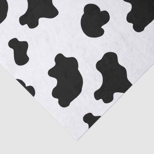Papier Mousseline Vache motif cadeau Papier papier (Détail)