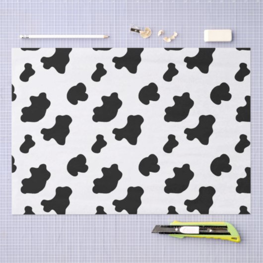 Papier Mousseline Vache motif cadeau Papier papier (Artisanat)