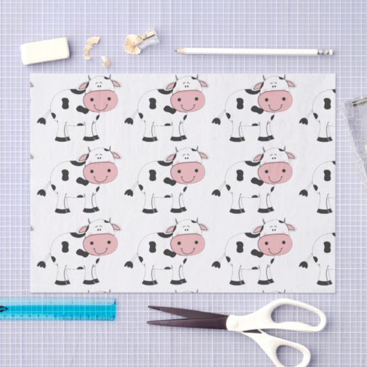 Papier Mousseline Vache sainte (Artisanat)