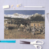 Papier Mousseline Vaches à l'étang de boisson par Giovanni Segantini (Artisanat)