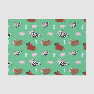 Papier Mousseline Vaches âgées