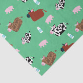 Papier Mousseline Vaches âgées (Détail)