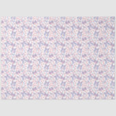 Papier Mousseline Vaches bleues et points roses (Recto)