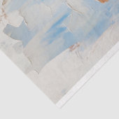 Papier Mousseline Vaches Calves Lupine Fleurs Peinture Découpage (Détail)