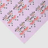 Papier Mousseline Vaches dansantes mignonnes et amusantes (Détail)