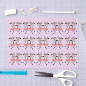 Papier Mousseline Vaches dansantes mignonnes et amusantes (Artisanat)