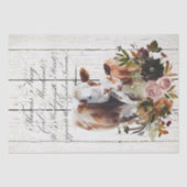 Papier Mousseline Vaches florales (Recto)