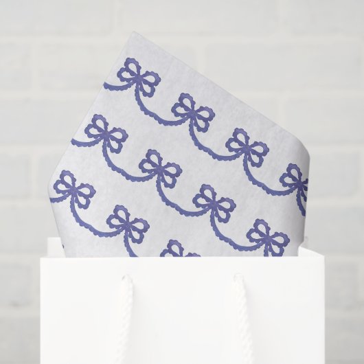 Papier Mousseline Vaches patriotiques aquarelles (Sac cadeau)