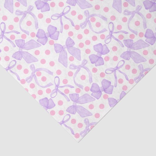 Papier Mousseline Vaches pourpres avec points roses (Détail)