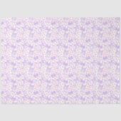 Papier Mousseline Vaches pourpres avec points roses (Recto)