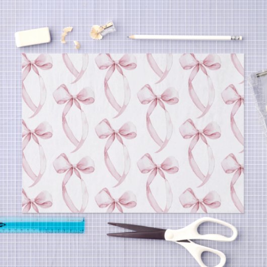 Papier Mousseline Vaches roses blanches Anniversaire (Artisanat)