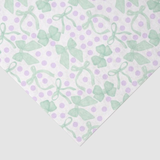 Papier Mousseline Vaches vertes et points pourpres (Détail)