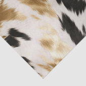 Papier Mousseline Vachette blanche blanche noire occidentale (Détail)