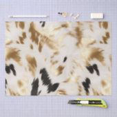 Papier Mousseline Vachette blanche blanche noire occidentale (Artisanat)