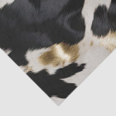 Papier Mousseline Vachette blanche noire (Détail)