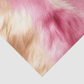 Papier Mousseline Vachette blanche rose crème Brown (Détail)