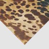 Papier Mousseline Vachette d'or bleu occidental (Détail)