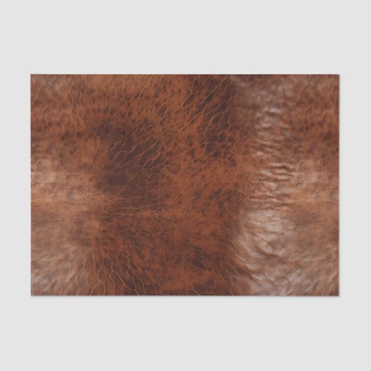 Papier Mousseline Vachette en cuir Brown Faux Sud-Ouest (Recto)