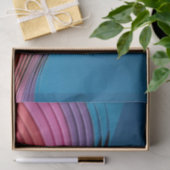 Papier Mousseline Vague colorée (Cadeau)