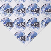 Papier Mousseline Vague d'eau profonde de Bouddha (Détail)