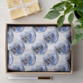 Papier Mousseline Vague d'eau profonde de Bouddha (Cadeau)