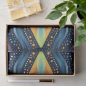Papier Mousseline vague multicolore (Cadeau)