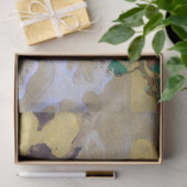 Papier Mousseline Vagues à Matsushima (à droite), Tawaraya Sotatsu (Cadeau)