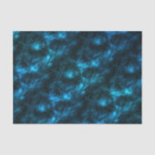 Papier Mousseline Vagues bleu foncé (Recto)