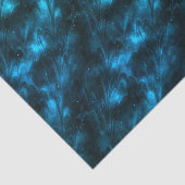 Papier Mousseline Vagues bleu foncé (Détail)