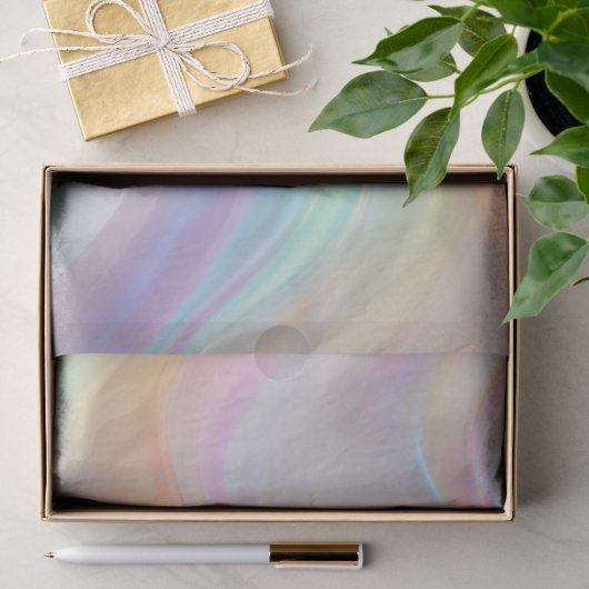Papier Mousseline Vagues de Lumière (Cadeau)