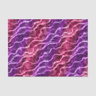 Papier Mousseline vagues encrées - dégradé de roses :