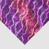 Papier Mousseline vagues encrées - dégradé de roses : (Détail)