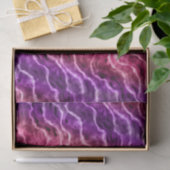 Papier Mousseline vagues encrées - dégradé de roses : (Cadeau)